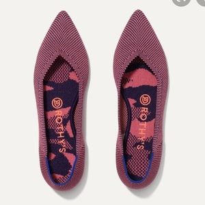 🌷Rothy’s The Point - Rose Double Stitch